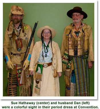 Sue & Dan Hathaway in their period costumes at Convention 2015